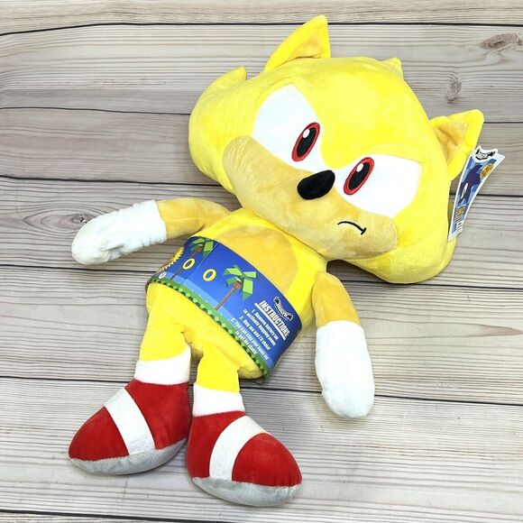 Kidrobot Super Sonic The Hedgehog 20" HugMe Shake Action Vibrating Plush Toy NWT - Picture 4 of 15